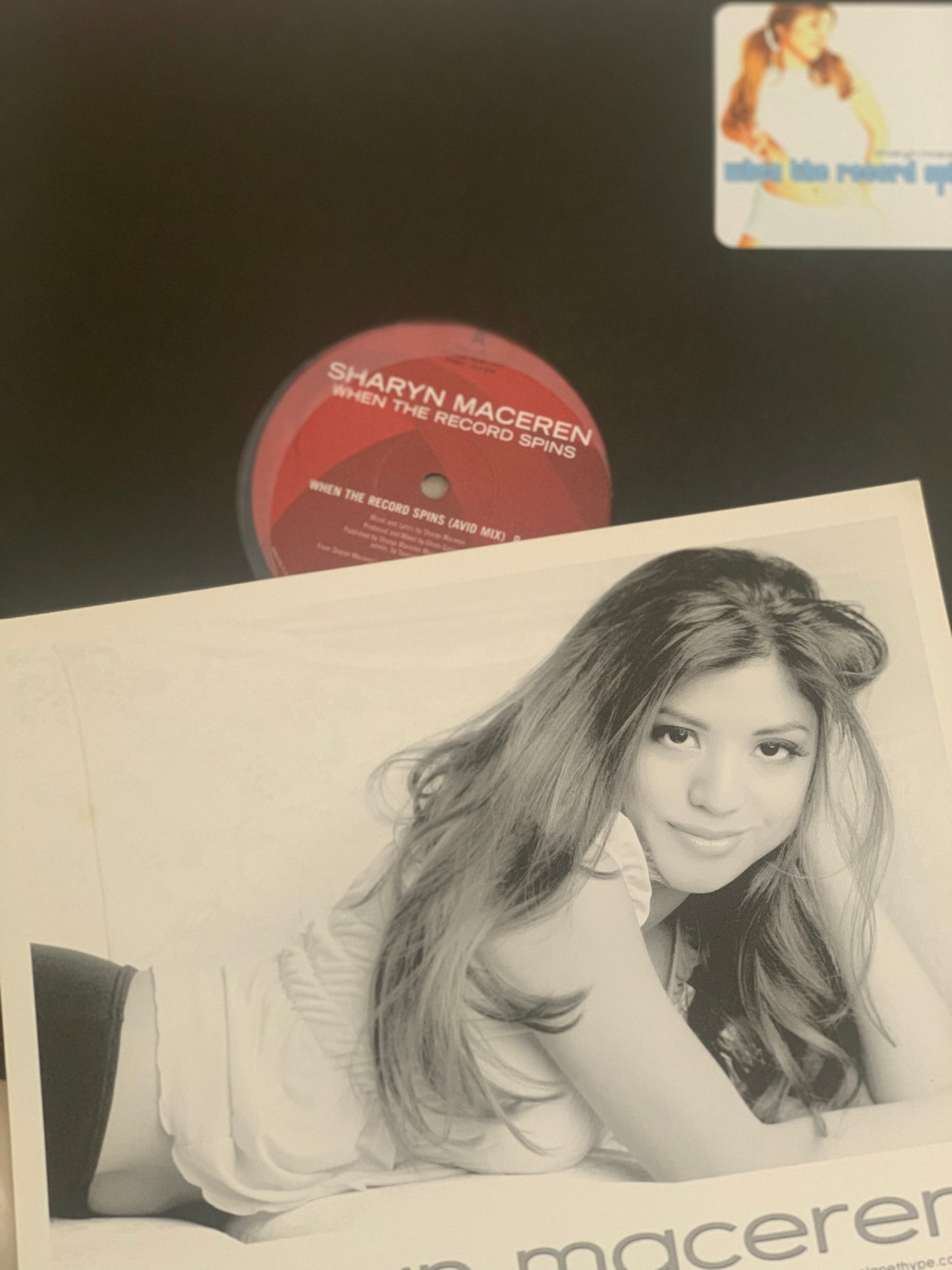 Collectors Item: 'When the Record Spins' 12” Vinyl - Sharyn Maceren (Original Pressing) Autographed & Numbered