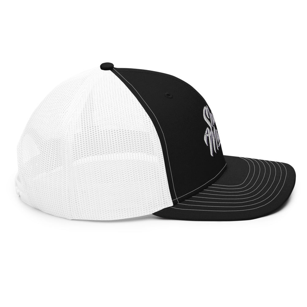 Sharyn Maceren - Signature Logo Black & White Trucker Cap